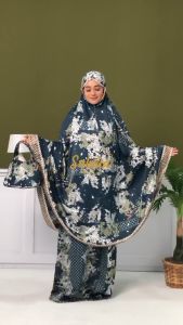 SAKATA - Mukena Maxmara Luxury Silk Dewasa 2in1 Printing Premium Jamilah Series