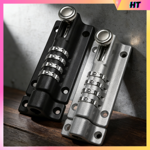 Password Lock Bolt Metal Door Latch Anti-Theft Safety Combination Digit Padlock Outdoor Home Wood Gate Hardware