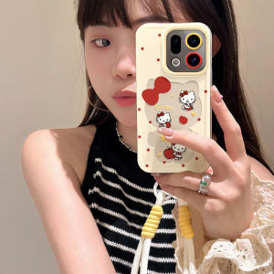 Cute Kt Cat Phone Case Full Cover with Lanyard Anti-Fall for Meizu 22 Womens Style Soft Shell Protective Cover Cartoon Simple Korean