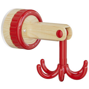 noooth | Woodgrain Suction Cup Rotating Kitchen Utensil Organizer