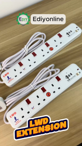 【SIRIM】SAFETY +FIRE RESISTANT +SURGE PROTECTION +FULL COPPER 3250W FAST CHARGING 3.4A USB Type C Trailing Socket Extension Outlet PLUG ADAPTOR WAY SAMBUNG 延长 电插座