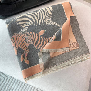 Bohemian Zebra Print Warm Scarf Multi-use