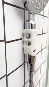 ที่แขวนฝักบัว ซิลิโคนแขวนฝักบัว ไม่ต้องเจาะผนัง ปรับได้ ที่แขวนสายชำระ ที่วางหัวฝักบัว G2815