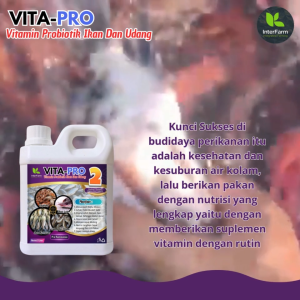 VITA-PRO Multivitamin & Probiotik Ikan Nila - Pengembang Ukuran Optimal & Kesehatan Usus