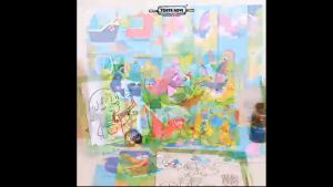 Puzzle anak Jigsaw Wooden kayu 3D Drawing board Papan gambar magic water pen Mainan edukasi