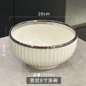 White Ceramic Bowl Cute Rice Bowl Single Piece Home Use Dining Utensils Womens Meal Bowls Popular Internet Bowl Set