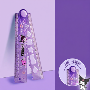 DISCO BEAR | Multi-functional Folding Ruler for Elementary School Girls