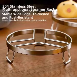 304 Stainless Steel Steaming Rack for Kitchen Use