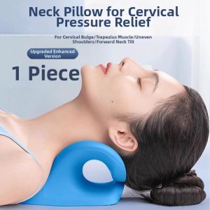 Cervical Support Neck Massager Traction Pillow C-shaped Neck Brace