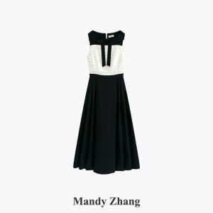 Elegant French Style Sleeveless Dress
