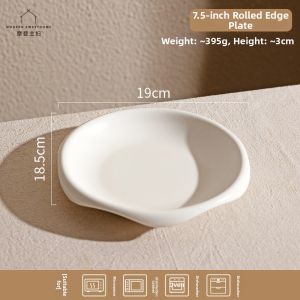 MODERN SWEETHOME | Modern White High-class Ceramic Plates