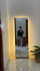 Gương DLQ Toàn Thân Chữ Nhật Treo Tường Có Led Cảm Ứng 3 Màu Tiện Lợi