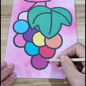 Painting Set For Kids DIY Magic Color Painting for kid Early Educational Learning Creative Drawing Toys Christmas Gifts