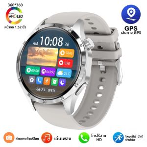 ใหม่สมาร์ทนาฬิกาผู้ชาย AMOLED HD หน้าจอบลูทูธ Health Monitor Smartwatch Mens กีฬานาฬิกากันน้ําผู้ชายสําหรับ Android IOS