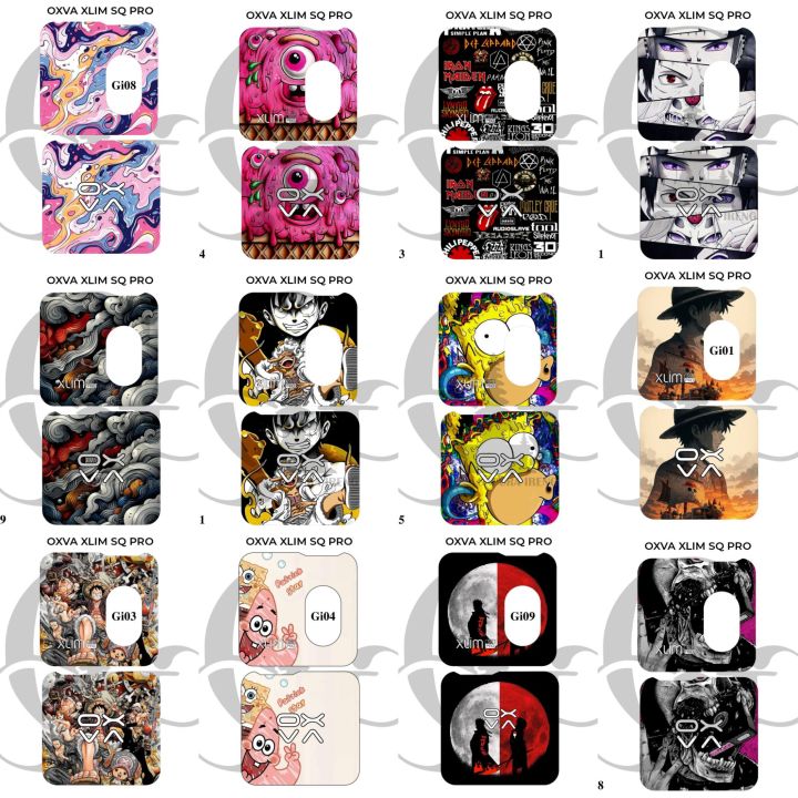 stiker garskin oxva sq pro laminasi glossy high quality Stiker Stationery  Labeller Stiker Dengan Garansi Penjual Stiker Berkualitas Tinggi - Lazada
