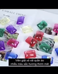 Viên Giặt Xả Quần Áo 30 Viên/Hộp Combo 3 Hộp – Laundry Pods Đậm Đặc Tan Nhanh Giặt Sạch Thơm Lâu Cho Máy Giặt