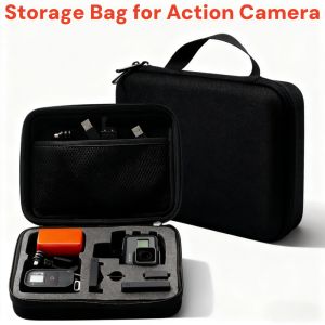 Portable Action Camera Bag with Handle for GoPro Hero13/12 DJI Osmo Small Medium Large Storage Case