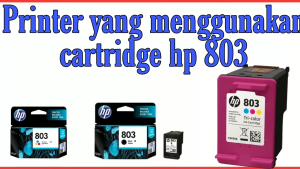 HP Cartridge 803 Black Color Original Tinta Printer Deskjet Cetakan Tajam Awet Hemat Terpercaya