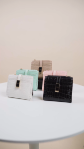 [NEW ARRIVAL] CEKA PRO Dompet Wanita Kartu Dompet Cewek Kecil Kekinian Kulit Croco - Mirage Wallet