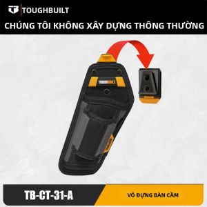 Bao Đựng Búa Công Thái Học TOUGHBUILT Với Túi Đựng Dụng Cụ Nhỏ Gọn Cliptech Bền Chắc Dành Cho Xưởng Thi Công DIY Chất Liệu Polyester