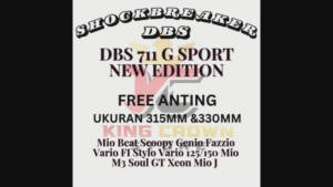 Gsport New Edition 711 Shockbreaker Original DBS 315mm & 330mm Mio/M3/J Beat Scoopy Genio Fazzio Soul GT Xeon Stylo Vario/FI/110/125/150 Skok Belakang Harga Grosir/Murah