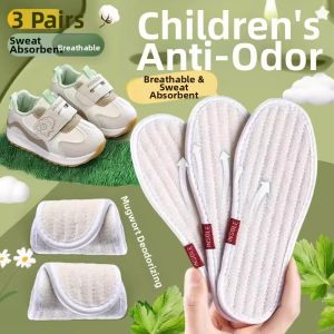 JIFANPAUL | Odor Resistant Sweat Absorbent Breathable Washable Kids Shoe Insoles