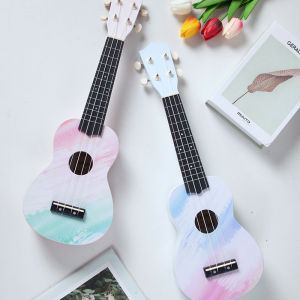 Ukulele Beginner Boys and Girls Student Kids Good-looking Entry Musical Instrument Small Guitar Fresh Graffiti Painting