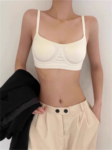Áo Ngực Cúp Siêu Mỏng Dành Cho Nữ Nhật Bản Không Dây Ve Áo Quần Lót Không Dấu Vết Ngực Nhỏ Mô Phỏng Ngực Lớn Trẻ Trung Nữ Áo Ngực