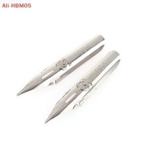 (HB05)5Pcs Retro Dipped Tip G Nib Metal English Calligraphy Stationery Office School Supplies Writing Supplies