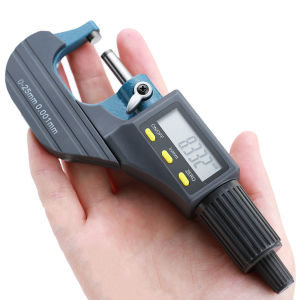 Máy Đo Micromet Điện Tử Kỹ Thuật Số Micromaster 0-25mm Với Đầu Đo Bằng Cacbua Độ Chính Xác 0.001mm Dùng Cho Đo Lường Trong Chế Biến Gỗ