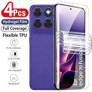 1-4Pcs For Motorola Edge 70 Fusion 5g Ultra HD Hydrogel Film Full Cover Screen Protector For Motorola Edge 70 Anti-Scratch Film