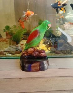 Asbak Rokok Unik Burung Lovebird Hiasan Rumah/Mix Warna - Kualitas Baik, Desain Unik (GARANSI)