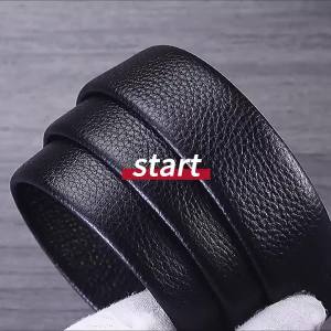 JIFANPAUL | Mens Genuine Top Layer Leather Belt Automatic Buckle