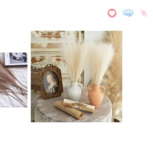 10/30PCS Fluffy Pampas Grass Boho Decor Flower Fake Plant Reed Simulated Wedding Party Home Decoration Artificial Flowers