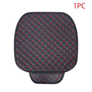 SEAMETAL PU Leather Car Seat Cover Universal Seat Cushion Auto Chair Protective Cover Auto Protector Pad with Storage Pocket