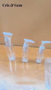200pcs Shrink Wrap Plastic Packaging Shrinkable Plastic Sealer Film for Airless Spray & Pump Bottle