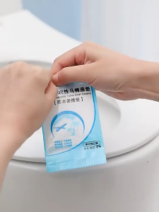 Disposable Travel Toilet Seat Cover PE Material Toilet Seat Cover Hygien Antibacterial Portable