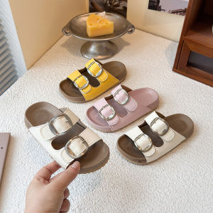 Stylish Dual-Buckle Birkenstock Style Sandals Thick Sole