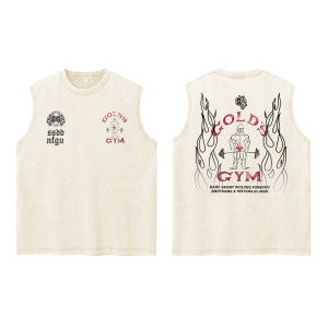 Vintage Y2K Summer Washed Tank Top Cotton Streetwear Hip Hop Loose Street Graphics Retro Punk Sleeveless Vest For Men Women