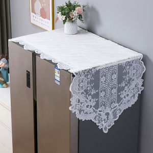 Tấm Lót Tủ Lạnh Ren Thêu Đa Năng Chống Bụi Cho Máy Giặt Tủ Lạnh Đơn Và Đôi Dùng Trong Gia Đình Kiểu Dáng Hiện Đại Đơn Giản