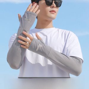 Tay Lụa Băng Rộng Rãi Mùa Hè Cỡ Lớn Chống Nắng Chống Tia UV Bảo Vệ Cánh Tay Cho Nam Tay Lụa Băng Chống Tia UV