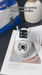 [BUY 1 TAKE 1] V380 Pro Dual Lens CCTV Camera Connect To  Cellphone 8MP HD Video AI Human Detect Surveillance 360  Wireless Outdoor Night Vision Two-Way Audio CCTV Cameras 