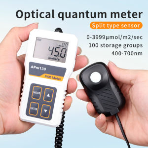 APM130 High Accuracy Digital Light Power Meter PPFD Light Intensity Meter for Hydroponic Greenhouse