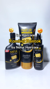 Klik-Beli NATUR Hair Shampoo Series Perawatan Rambut 140ml & 270ml Sampo Anti Rontok Anti Dandruff Ginseng Extract All Variant