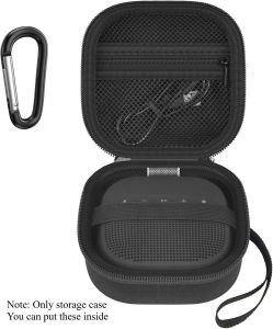 Case Compatible with Bose SoundLink Micro 2nd Gen Bluetooth Speaker Portable Carrying Storage Organizer Box with Mesh Pocket fo