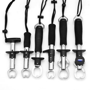 อุปกรณ์คีมหนีบปลาตัวจับปากปลา1ชิ้นอุปกรณ์จับปลาคาร์พแบบพกพาทำจากสแตนเลส