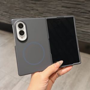 szhaiyu | Ultra Thin Magnetic Phone Case for Samsung Galaxy Z Fold 8 Ultra 7 6 5 for Magsafe Skin Feel Shockproof Fold Hard PC Cover Funda
