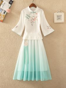 Bộ Trang Phục Cổ Đại Phong Cách Trung Hoa Cổ Điển Dành Cho Nữ Bộ Trang Phục Sinh Viên Mùa Xuân Hè Phong Cách Đường Thời Đại Mới