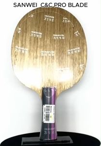 Sanwei C&C Table Tennis Bat | Speed & Control | Carry Case