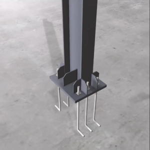 Base Plate Embedded Steel Plate for Construction 200X200X10MM Multiple sizes to choose from
